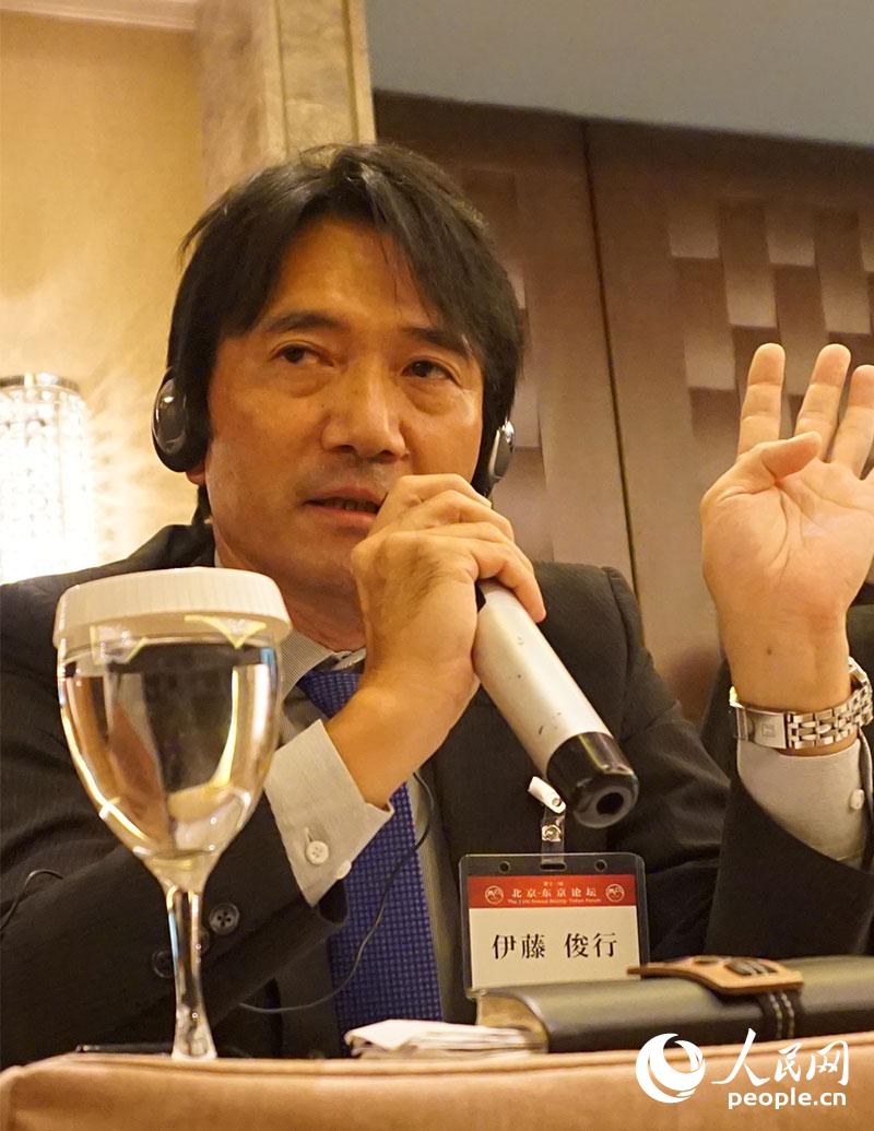 讀賣新聞社東京本社編輯委員伊藤俊行參與討論。 馬瀟漪攝