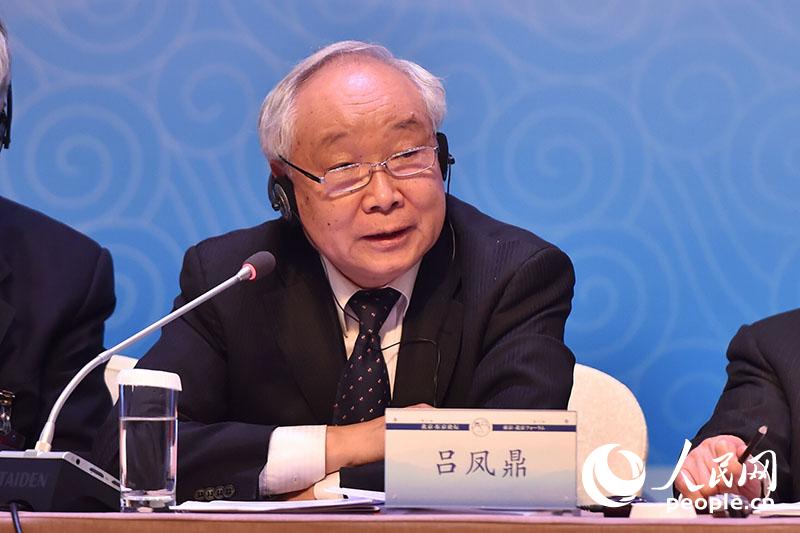 中央外事領導小組辦公室原副主任呂鳳鼎。 翁奇羽攝