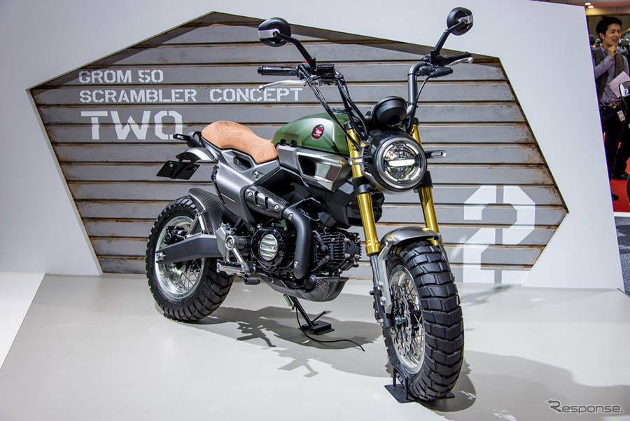 東京車展日系新車：本田概念摩托車·GROM50 Scrambler Concept-One與Two