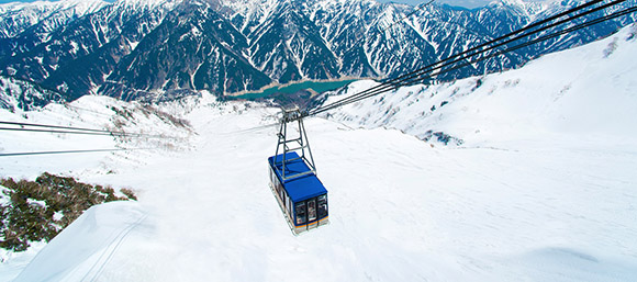 立山黑部阿爾卑斯路線上的纜車（資料圖）