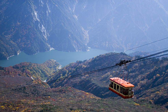 立山黑部阿爾卑斯路線上的纜車（資料圖）