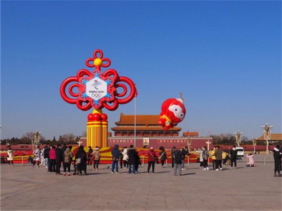 《旅行雪容融》天安門篇。受訪者供圖