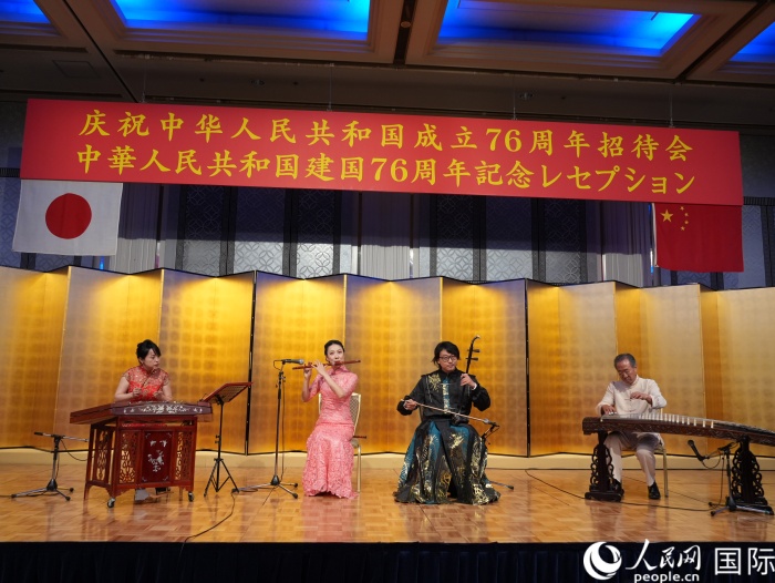 中國傳統民樂合奏。人民網 許可攝