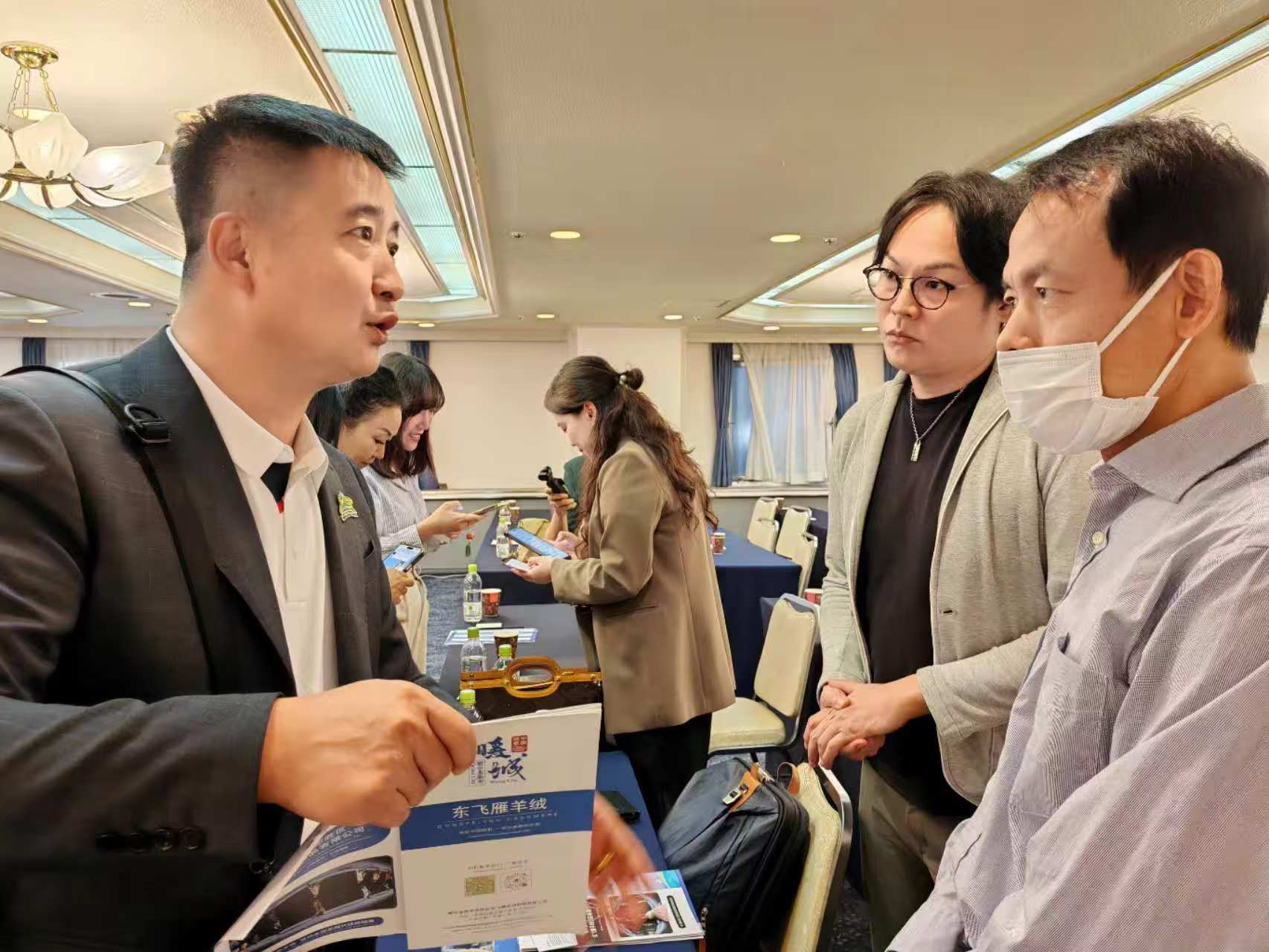中日企业热切交流。主办方供图
