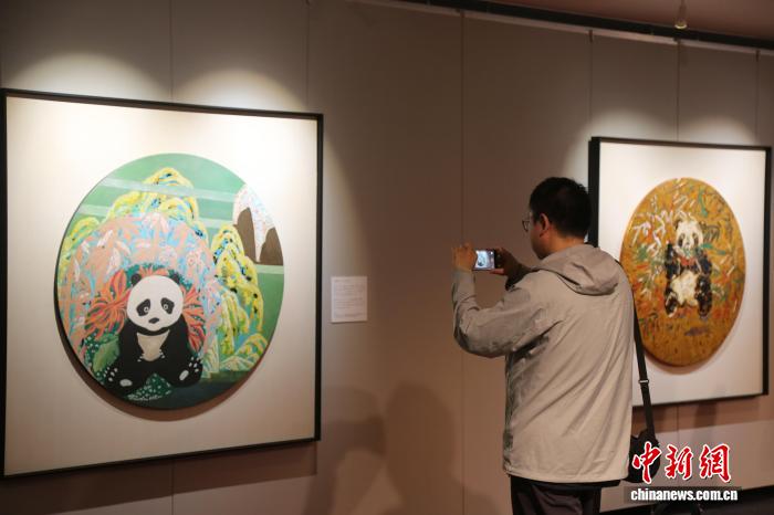展览现场。中新网记者 朱晨曦 摄