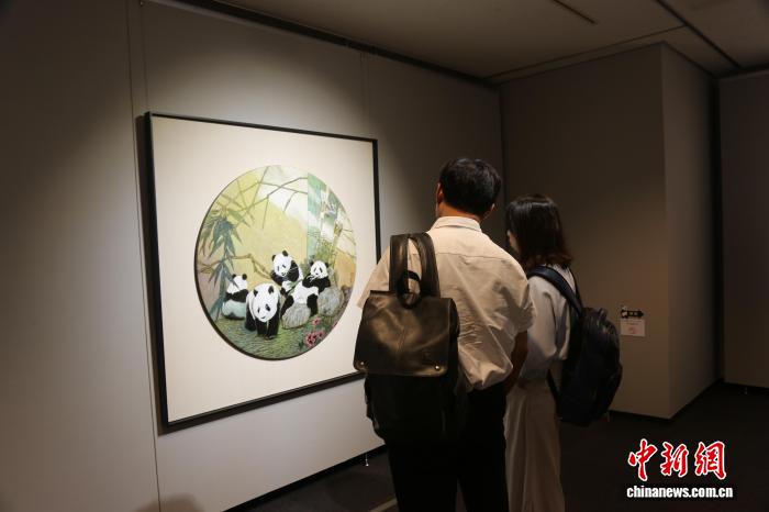 展览现场。中新网记者 朱晨曦 摄